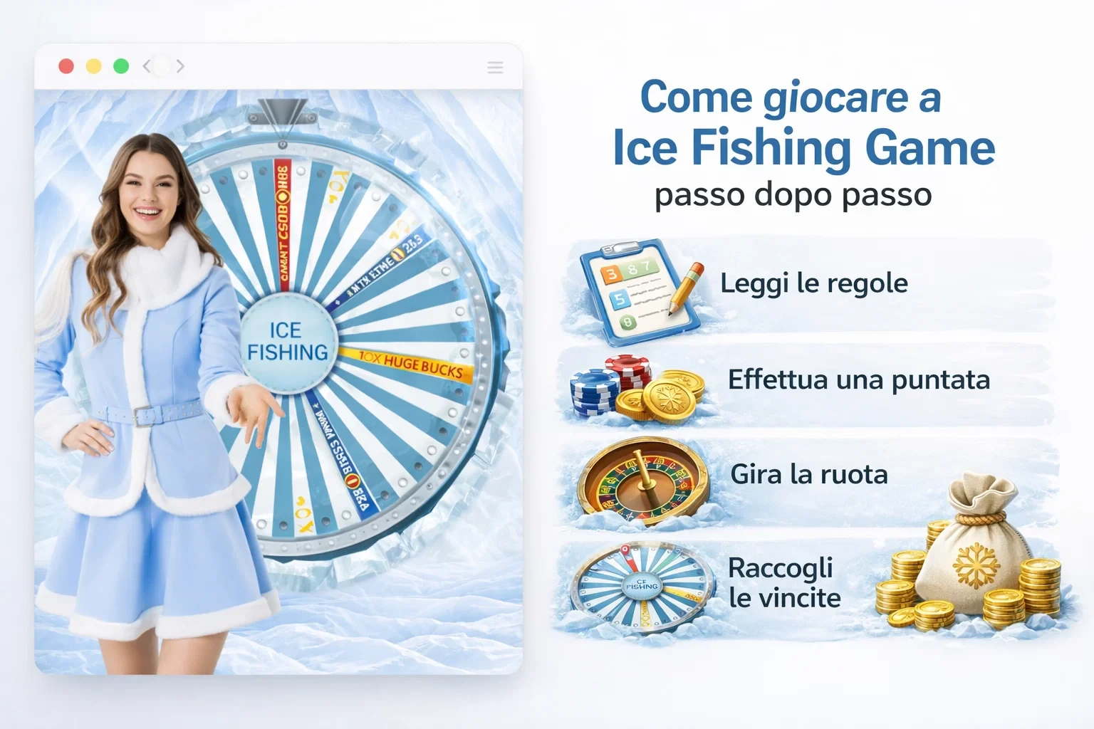 Come giocare a Ice Fishing Game passo dopo passo